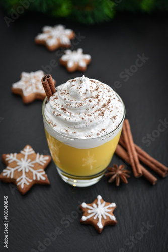 Christmas drink eggnog