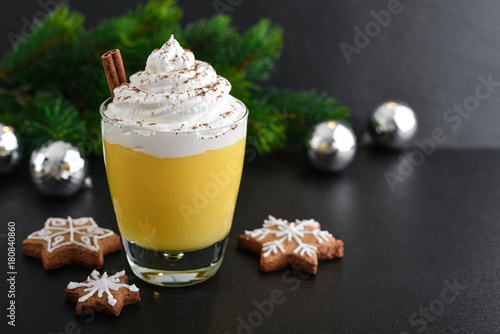 Christmas drink eggnog