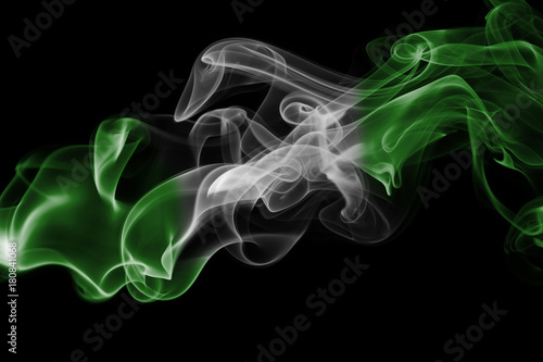 Nigeria smoke flag