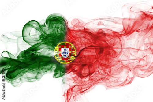 Fotografie Portugal flag smoke