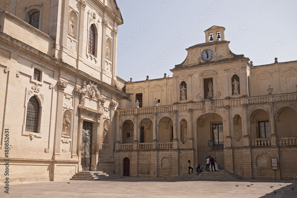 Lecce, Italy - September 08, 2012 : Lecce Cathedral