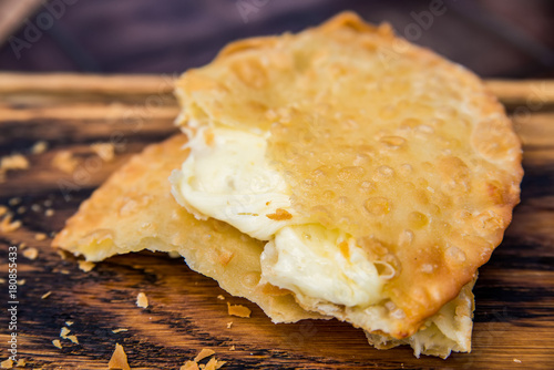 Khachapuri traditional Georgian bread with cheese