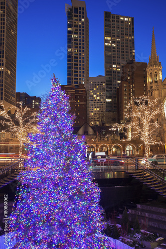 Christmass Tree in Chicago