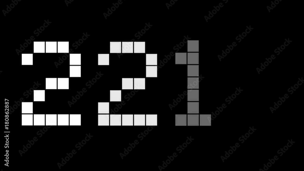 New Year 2018. White digital numbers on the black background. Countdown to holidays. New Year 2018. White digital numbers on the black background. Countdown to holidays.