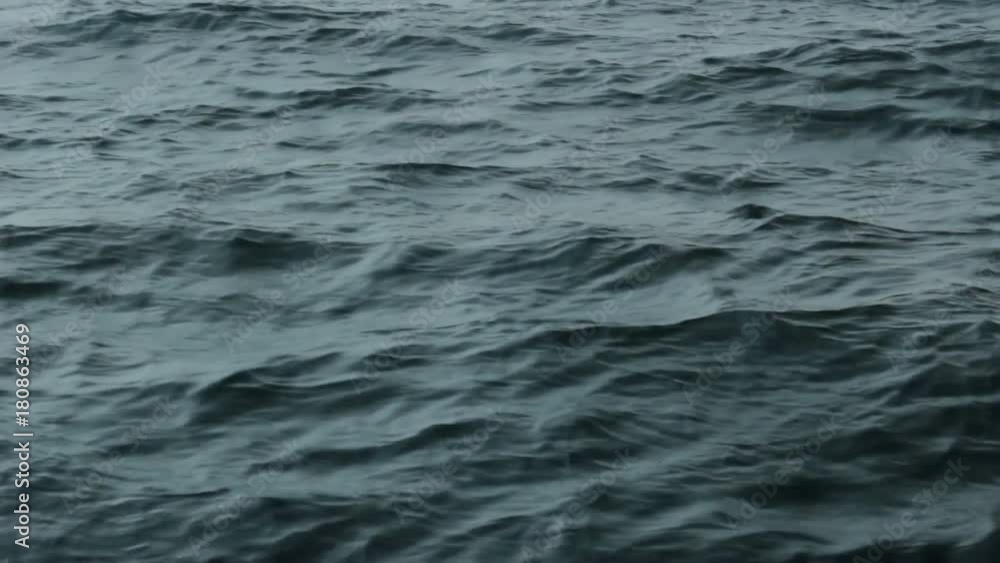 Top view of blue sea waves movement Top view of blue sea waves movement