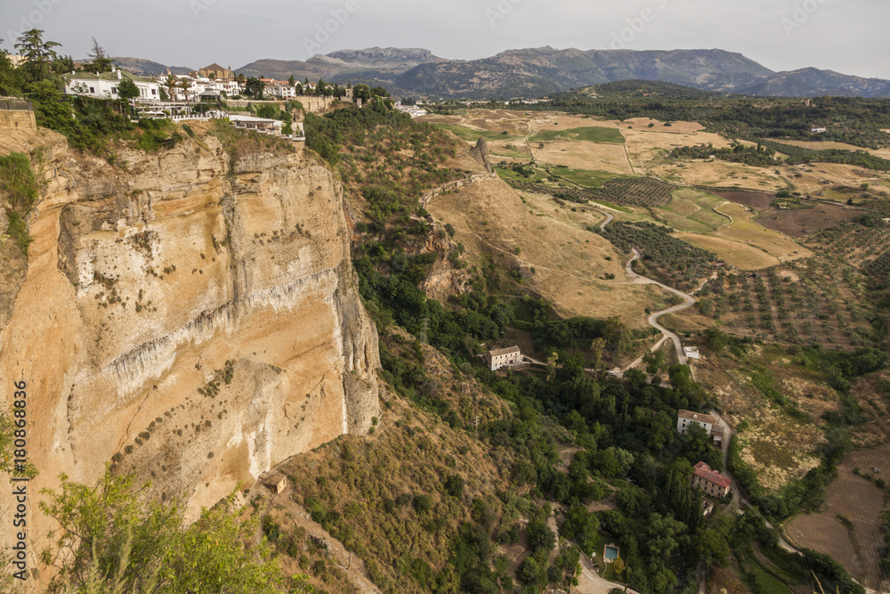 Afternoon panorama of Ronda
