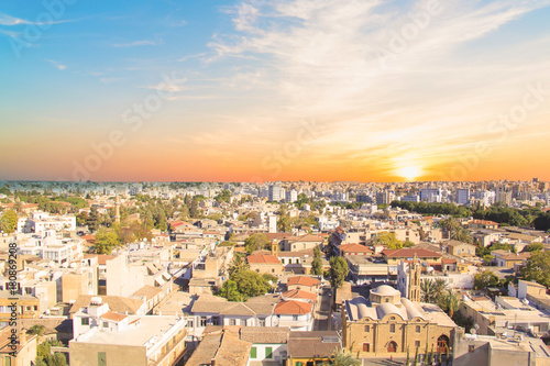 Nice view of Nicosia, Cyprus photo