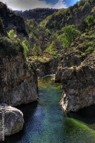 Gorges de l'Ardèche à Thueyts, Ardèche, France