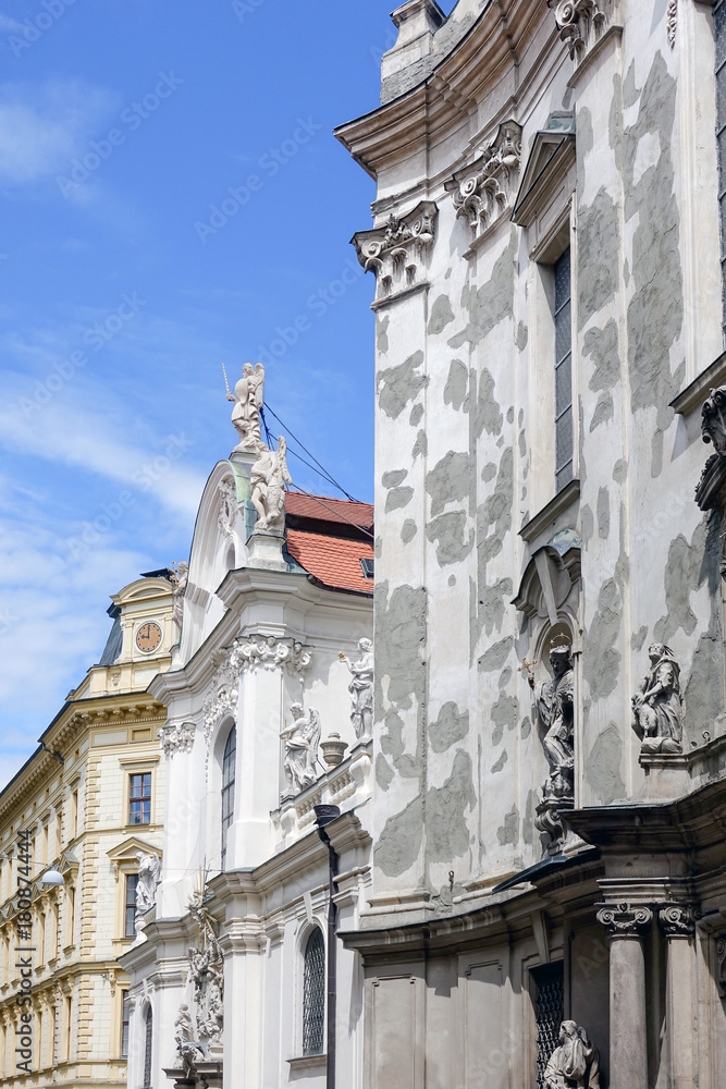 antique building view in Brno, Czech Republic