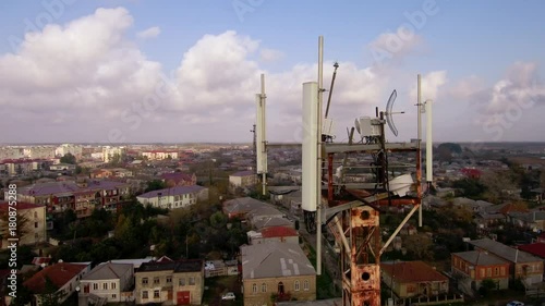 telecommunication mast TV antennas wireless technology