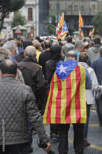 Manifestación por la independencia de Catalunya photo