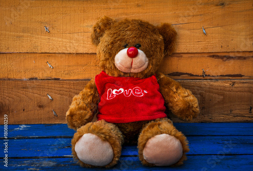 Valentines Day. Teddy Bear Loving cute