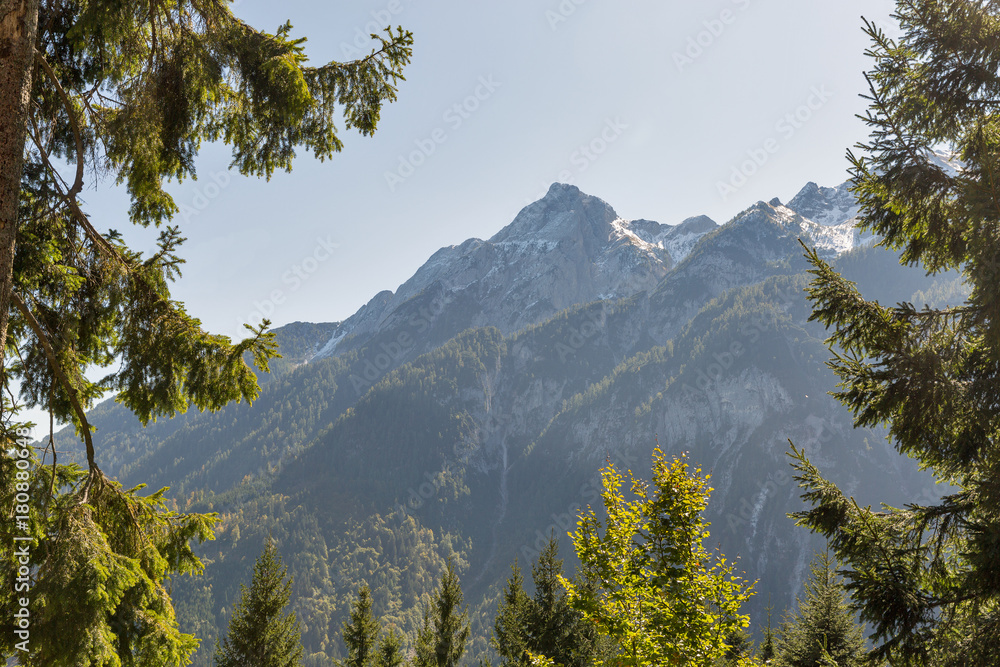 Alpine landscape in Western Carinthia, Austria.