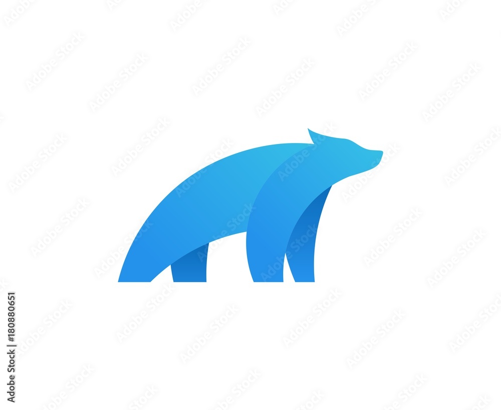 Fototapeta premium Bear logo