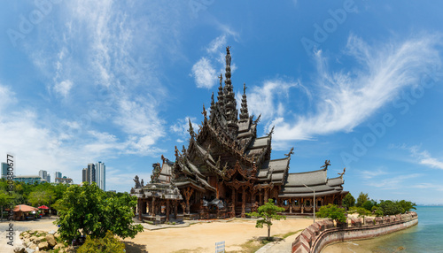 Sanctuary of Truth in Pattaya, Thailand photo