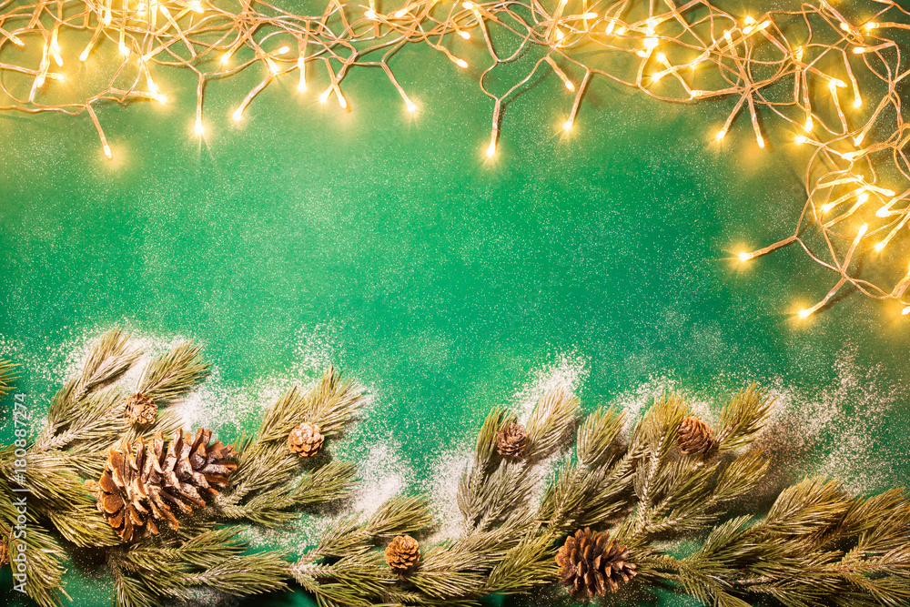 Obraz premium Christmas theme background