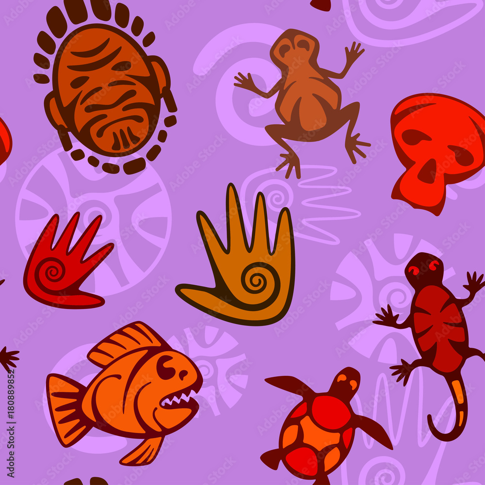 seamless tribal pattern seamless tribal pattern
