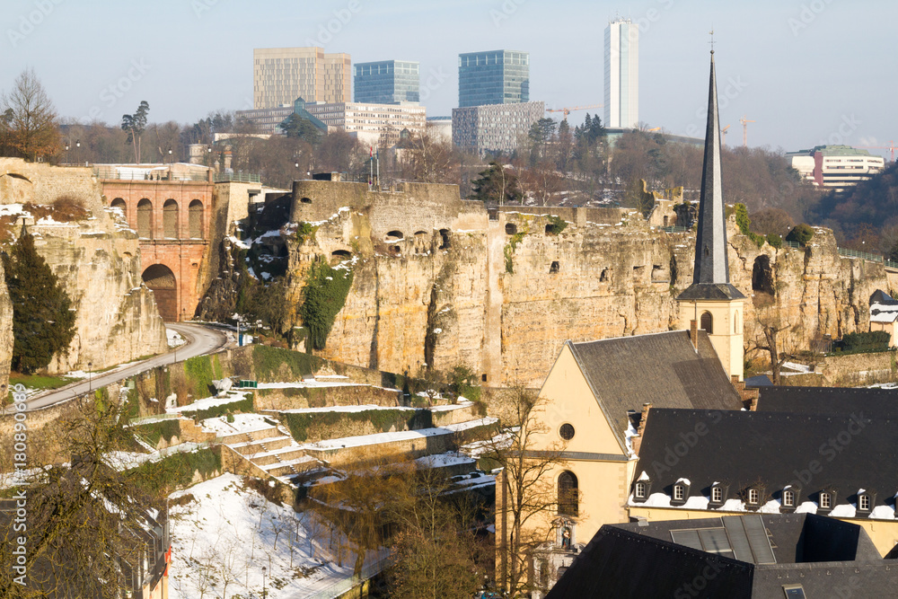 Fototapeta premium Luxembourg in Winter