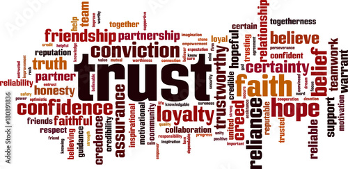 Trust word cloud