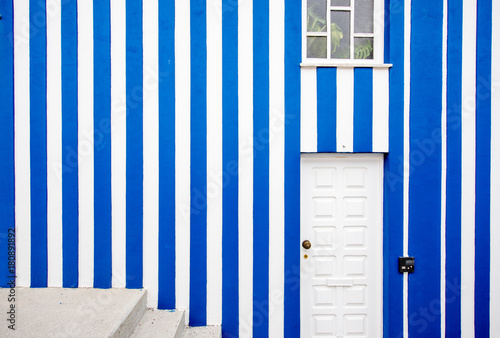 Colorful house facade