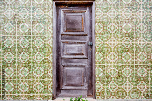 Colorful house facade