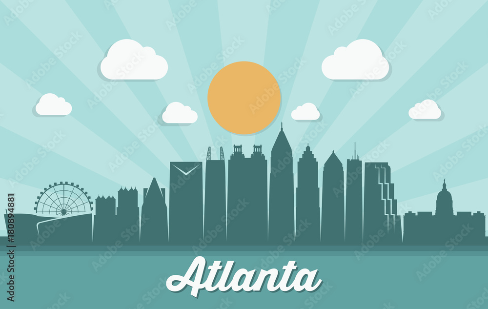 Fototapeta premium Atlanta skyline - Georgia