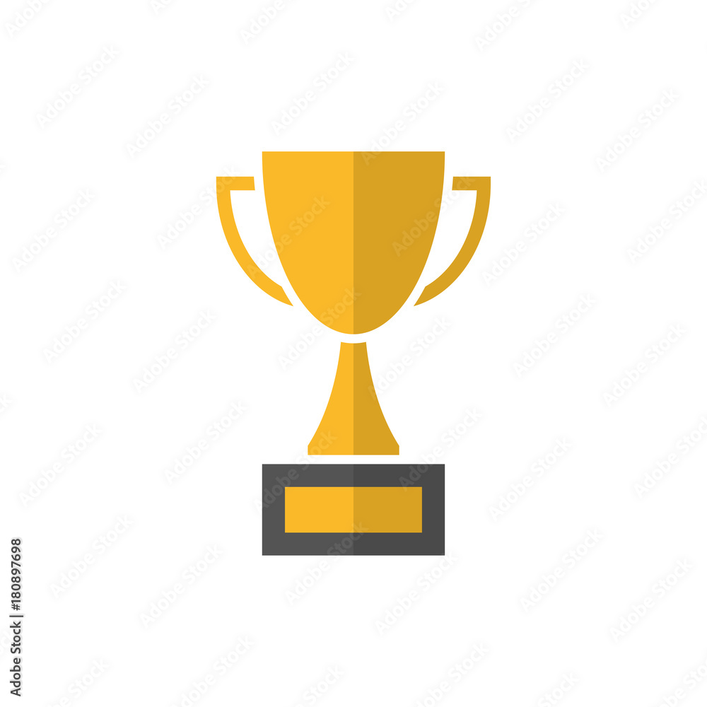 Gold trophy cup icon Gold trophy cup icon