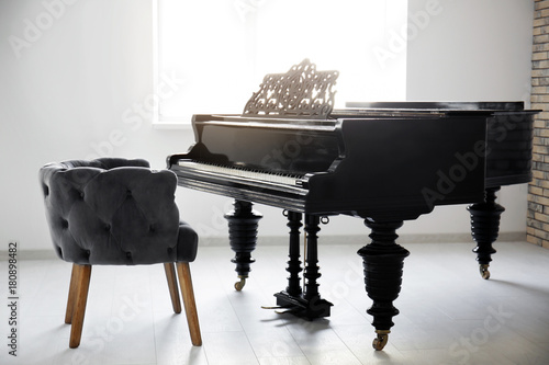 Modern room design with vin...
