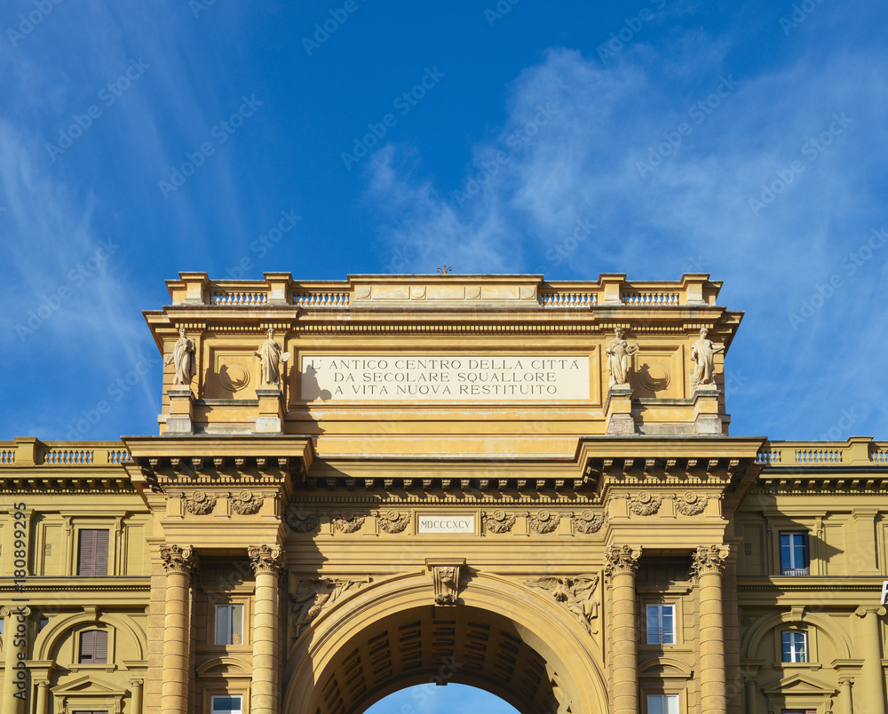 Arch on Piazza della Repubblica, Florence