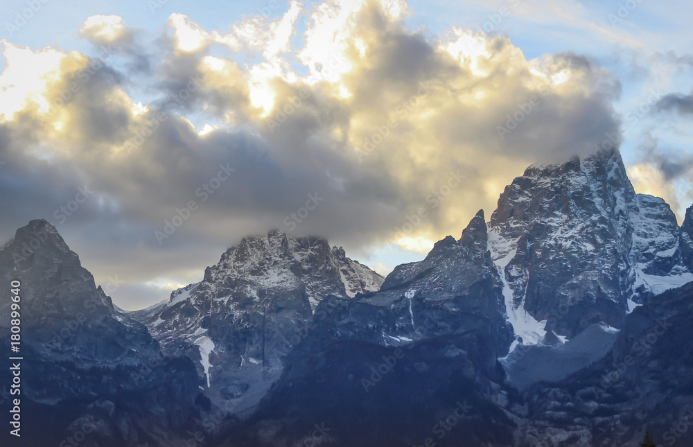 Naklejka premium Grand Teton Mountains