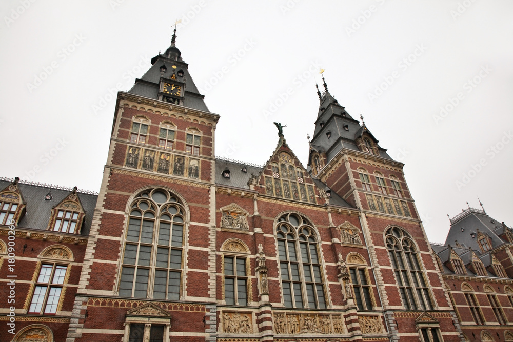 Rijksmuseum - Dutch national museum in Amsterdam. Netherlands 