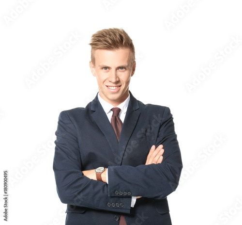 Attractive young manager, i...