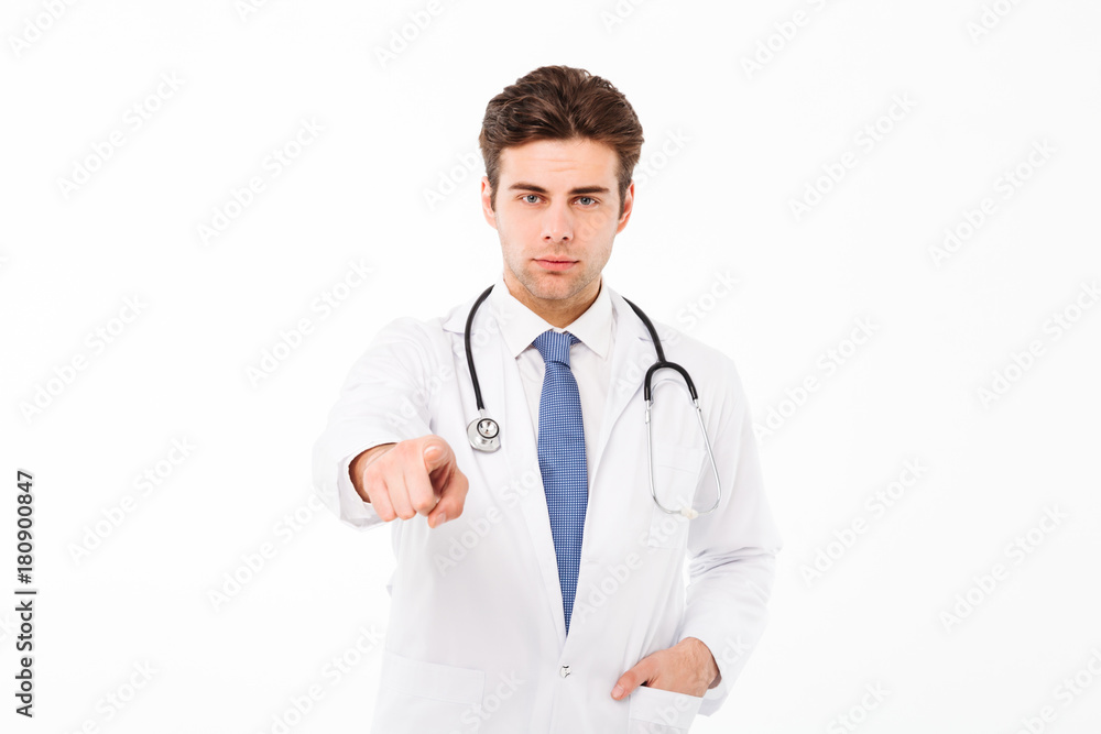 Portrait of a serious confident male doctor Portrait of a serious confident male doctor
