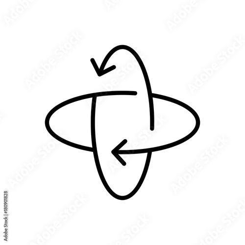 Modern degrees line icon.