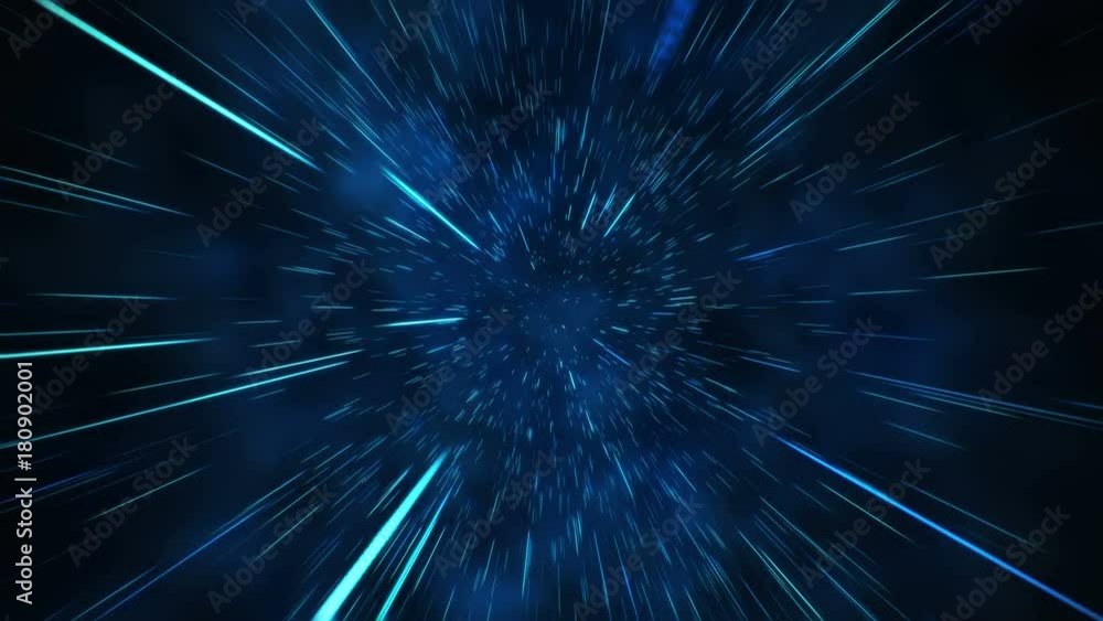 Abstract flight in space hyperjump