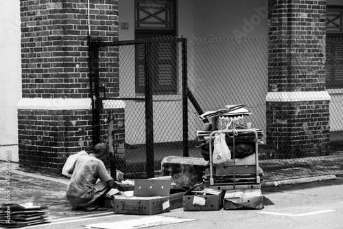 Photography The Cardboard Collector