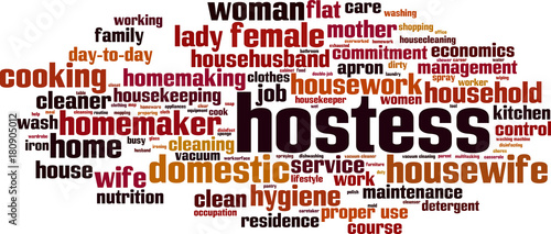 Hostess word cloud