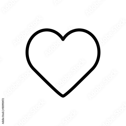 Heart flat icon
