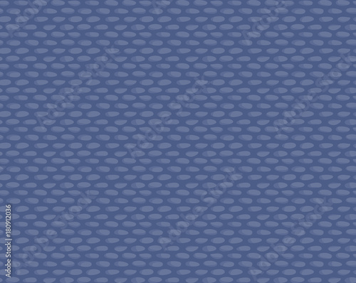 Deep blue abstract textile texture vector illustration. Simple seeds seamless pattern.