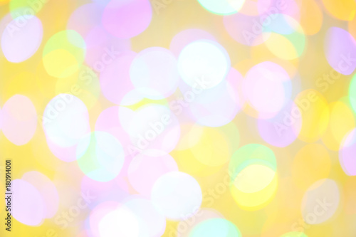 Abstract colourful bokeh background