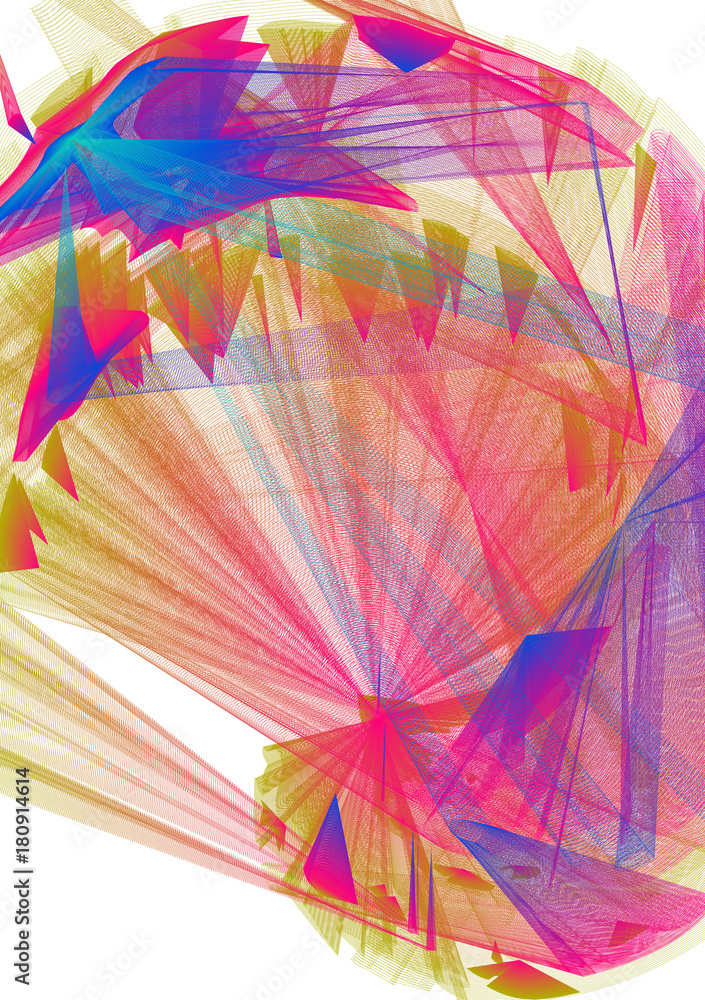 Bright abstract background with colorful blend. Vector graphics