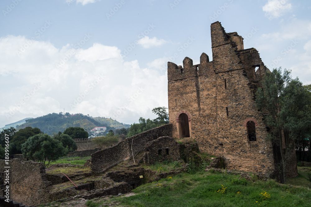 Fasil Ghebbi Castle (Royal Enclosure), Gondar, Ethiopia