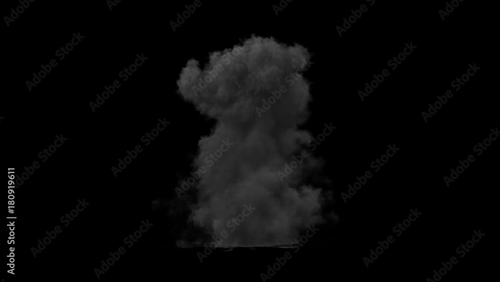 smoke cloud from the explosion rises smoke cloud from the explosion rises