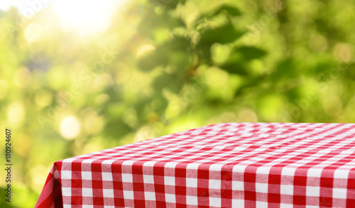 Foto Empty table background