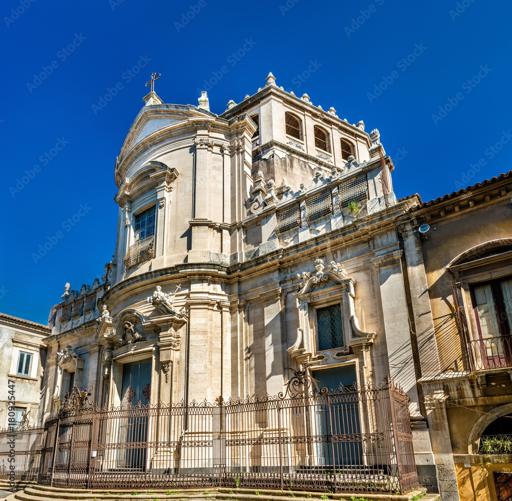 Church of San Giuliano in Catania - Sicily, Italy