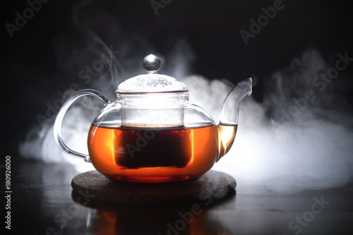 kettle with tea