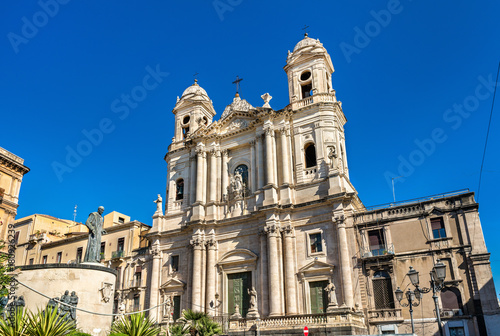 Saint Francis Church in Catania, Sicily