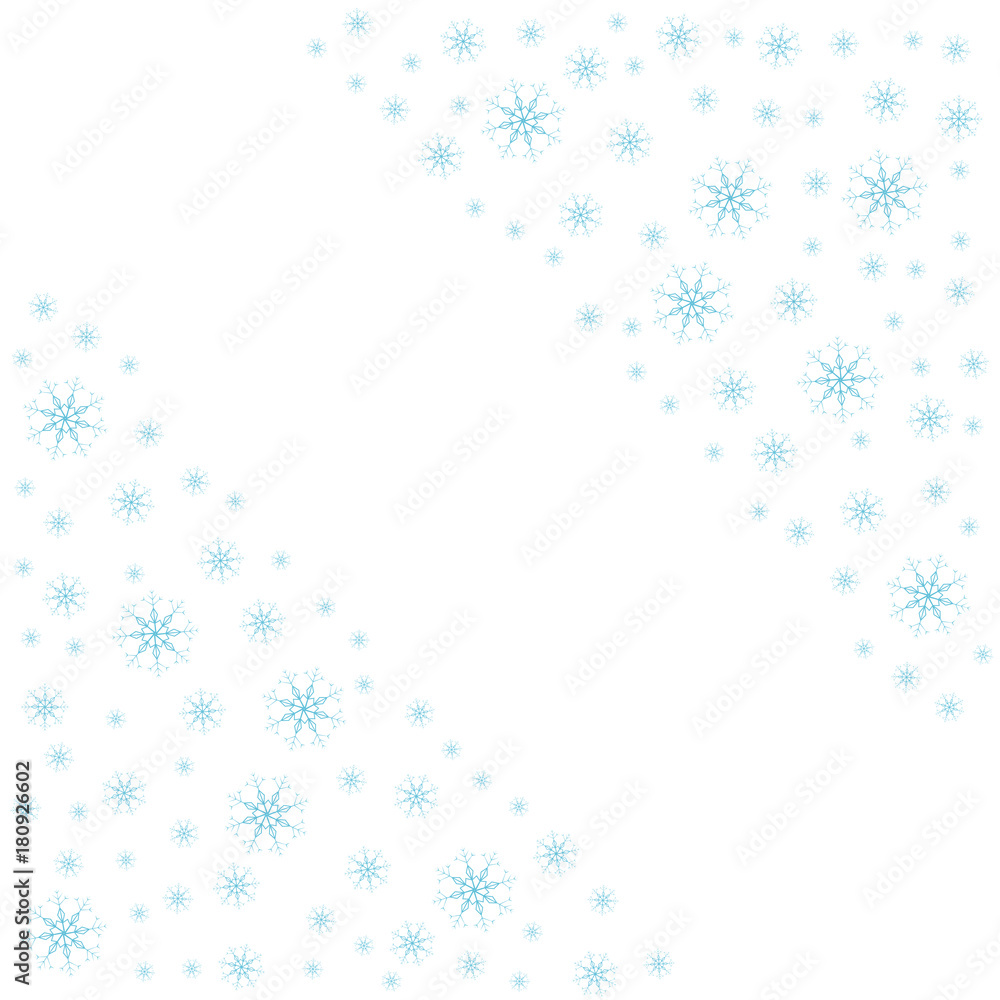 Festive frame with snowflakes on a white background. For posters, postcards, greeting for Christmas, new year. Festive frame with snowflakes on a white background. For posters, postcards, greeting for Christmas, new year.