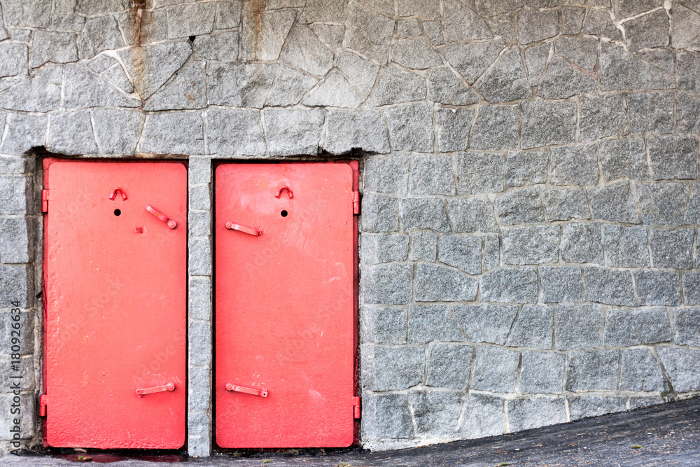 Naklejka premium Building in the city