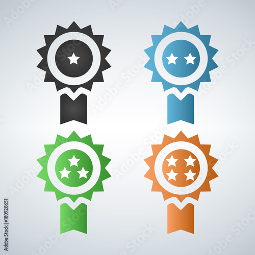 Award badges first second t...